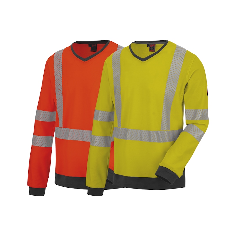 T-shirt haute visibilité FLUO avec manches longues