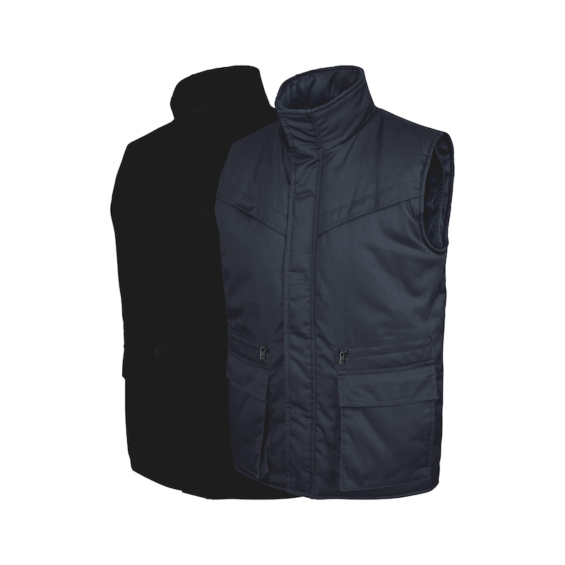 Gilet de travail matelassé Smart - Bleu, gris, noir - S à 4XL