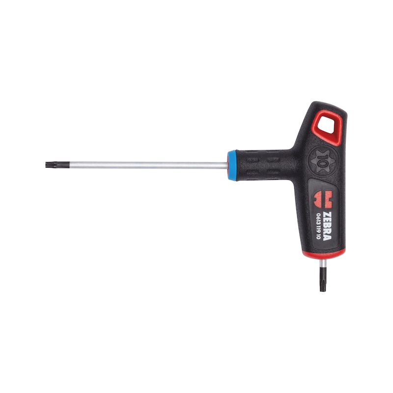 2-komponentse T-käepidemega TX võti külgotsikuga - TX VÕTI T-KÄEPIDE TX10X124MM