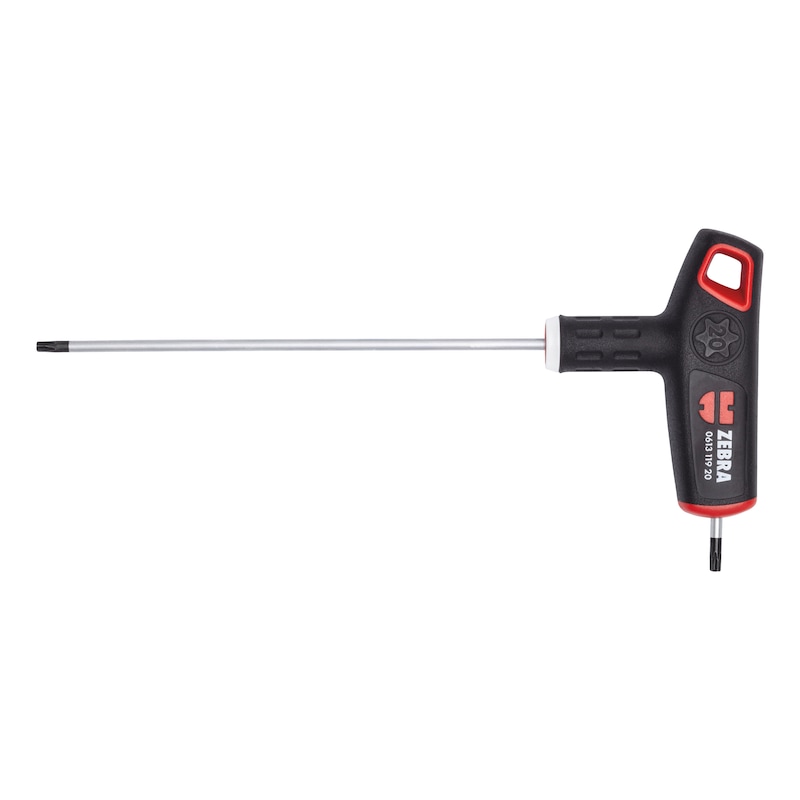 2-komponentse T-käepidemega TX võti külgotsikuga - TX VÕTI T-KÄEPIDE TX20X235MM