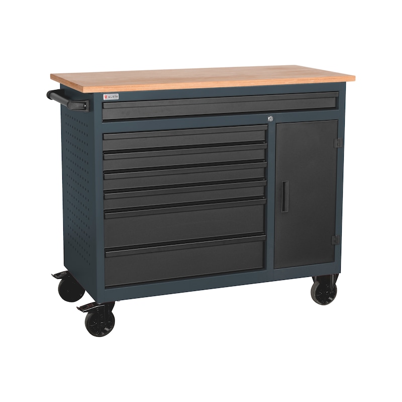 Työkaluvaunu, työpöytä pyörillä, RW7.1 system