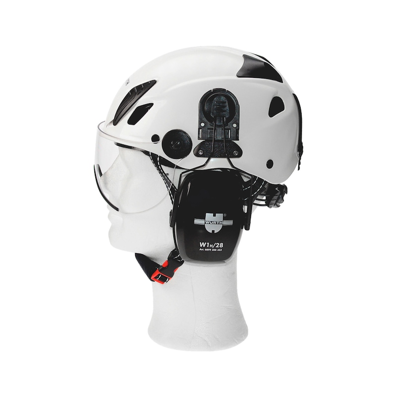LOHASPRO - Casque De Sécurité De Construction, Approuvé ANSI Z89.1 Et OSHA, Avec Ventilation, Pour Homme, Blanc, Avec Jugulaire, Pour Grimpe D'arbre, Sauvetage, émondeur (P1 Blanc