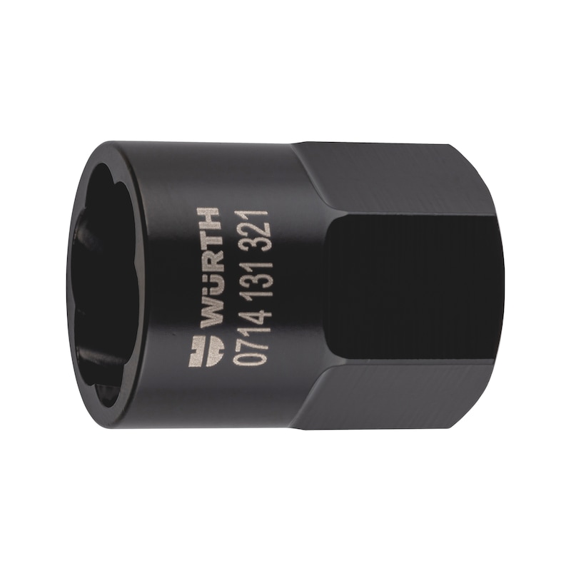 Uxcell 1 Zoll Antriebs-Stecknuss, 36 Mm Sechskant, 80 Mm Lang Aus Chrom-Vanadium-Stahl – Für Hohe Drehmomente