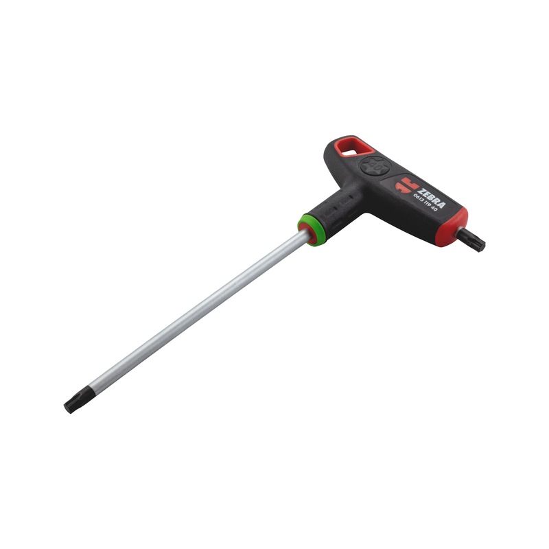 2-komponentse T-käepidemega TX võti külgotsikuga - TX VÕTI T-KÄEPIDE TX40X235MM