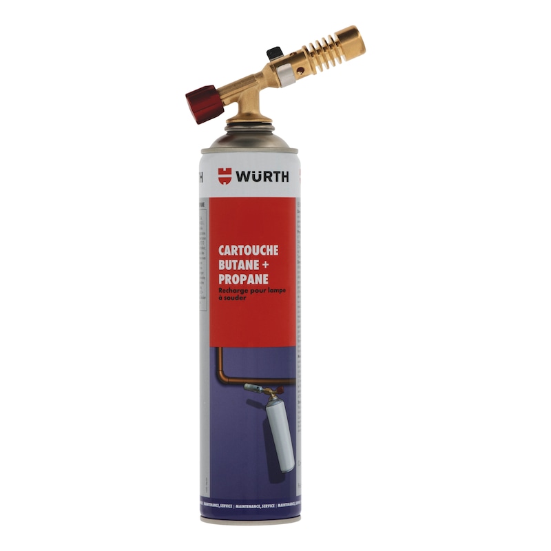 Lampe à souder avec cartouche de gaz 600ml