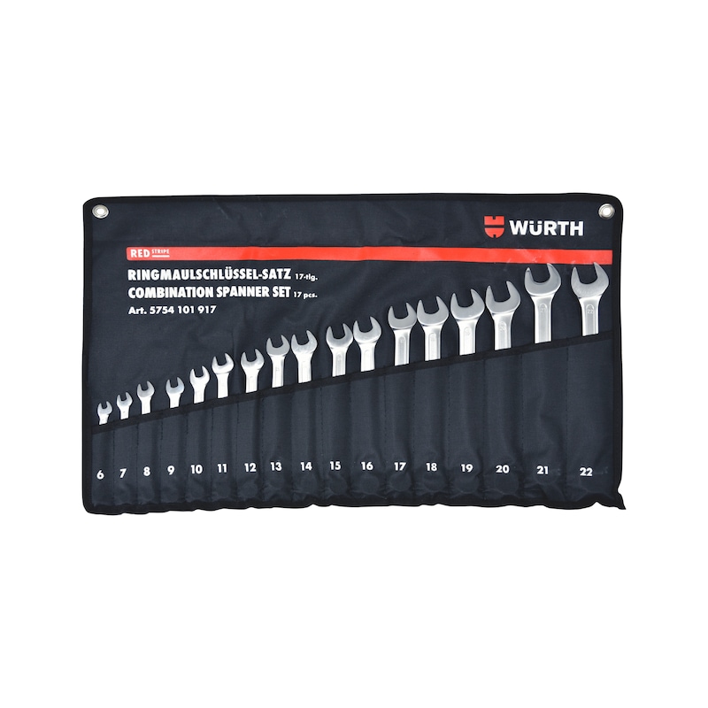 
COMBINATION WRENCH SET 17 PIECES 
