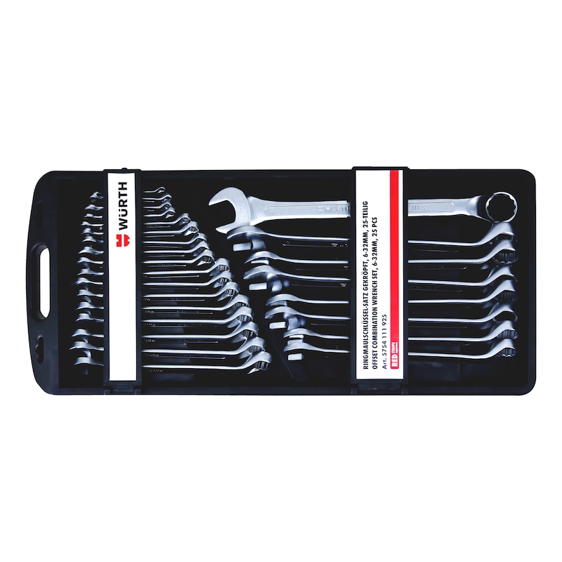 
COMBINATION WRENCH SET 25 PIECES - OFFSET
