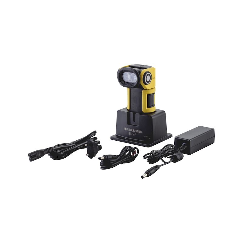 Lampe portative à batterie LED EXC6R Z0/21 - conforme ATEX