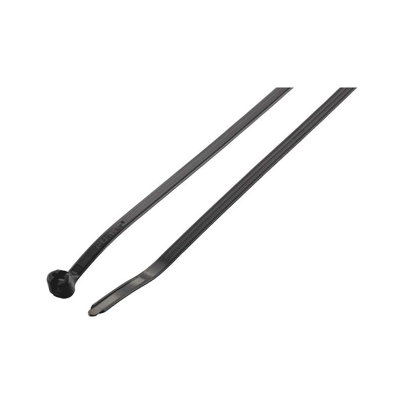 Nippuside KBL MZUV polyamidia, metallilukko, UV-säteilyn kestävä, musta