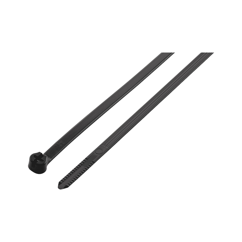 Nippuside KBL MZUV polyamidia, metallilukko, UV-säteilyn kestävä, musta