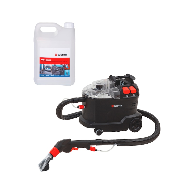 Lot d'aspirateur-nettoyeur SEG 10 avec nettoyant Magic Cleaner - 2 pcs