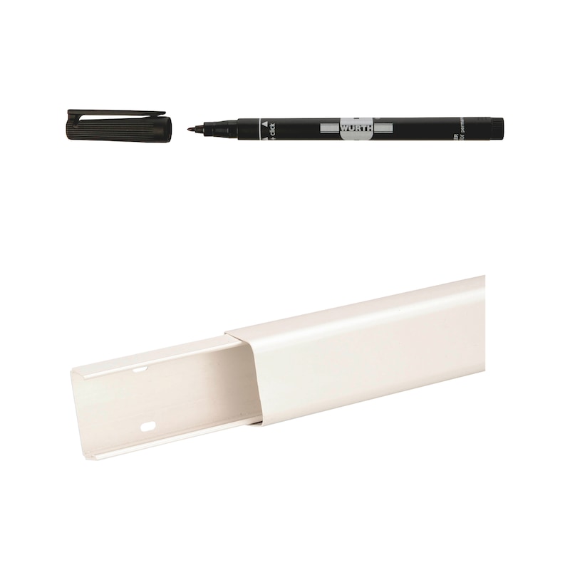 Lot de goulottes de climatisation avec marqueur - 20 pcs