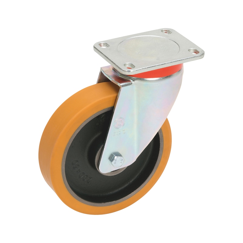 Roulette pivotante à usage intensif D 200