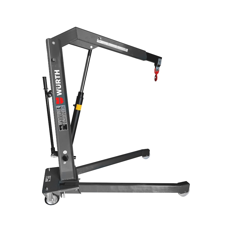 Gru Idraulica Pieghevole Gruetta Per Officina Sollevamento Motori 2 Tonnellate 7631559 - Foto 3