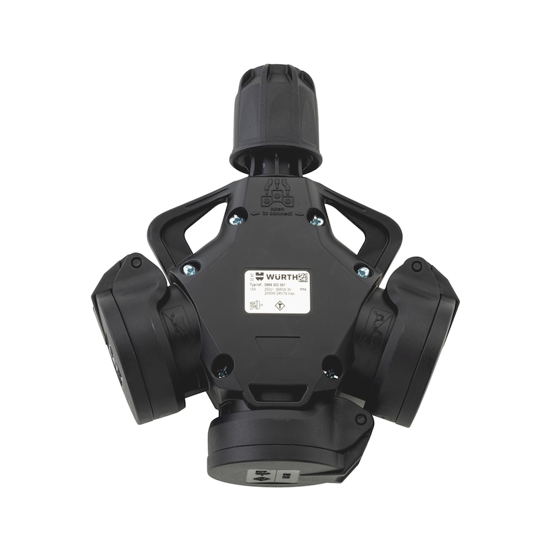 Buy 3-way cuplng w. self-closing spr cover and hanger online