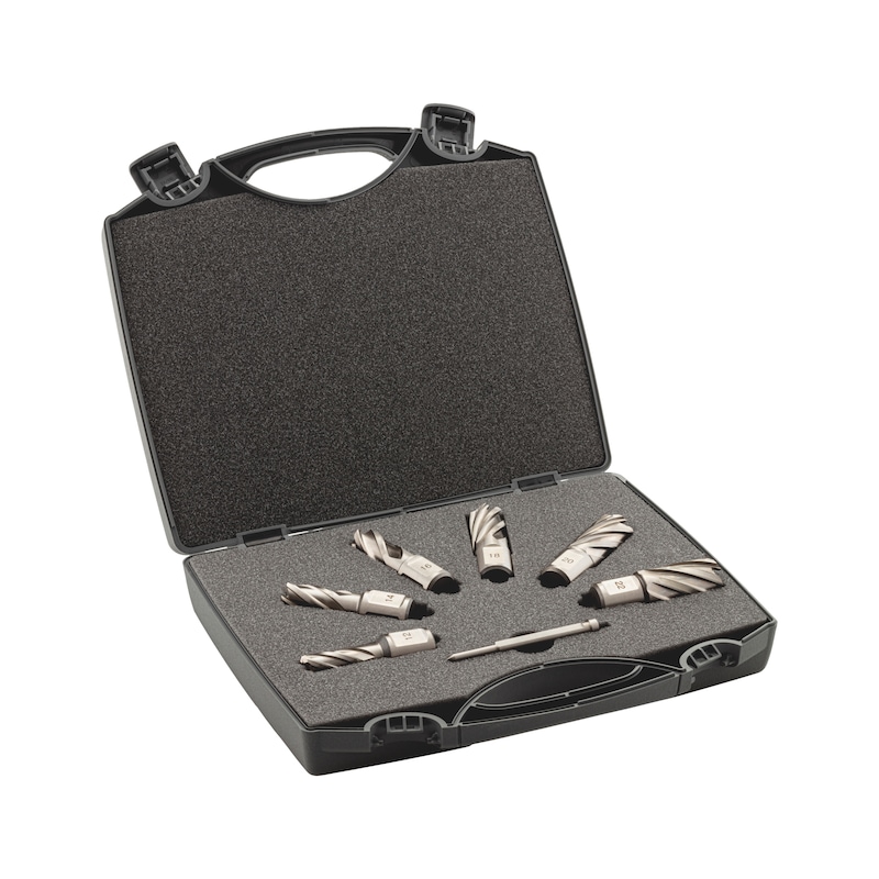 Core drill range HSS, 7 pieces