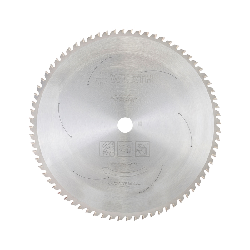 Lame de scie circulaire portative pour métal