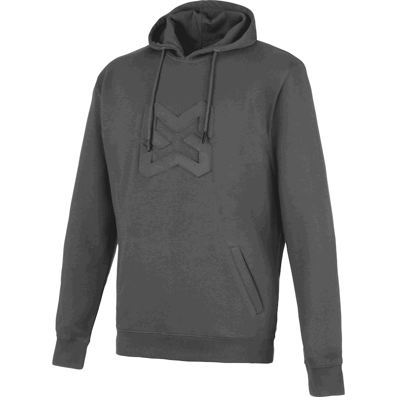 Sweat à capuche avec logo X - avec logo en relief