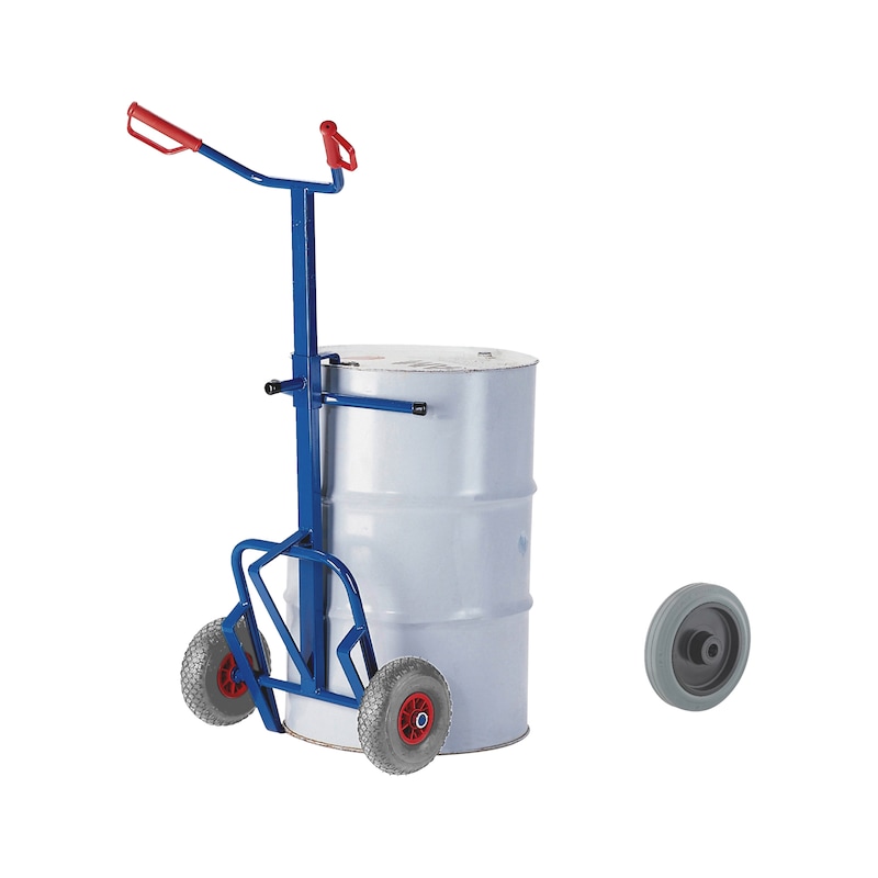 Diable de transport pour fût - ajustable - capacité 250kg