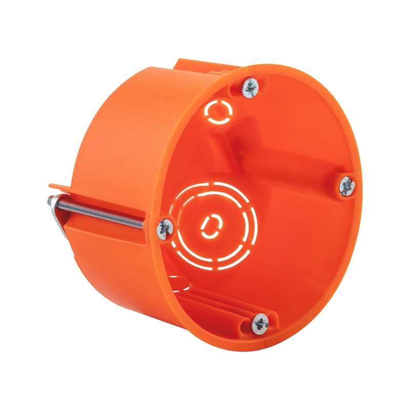 Boîte d'encastrement mur creux avec attache-câble