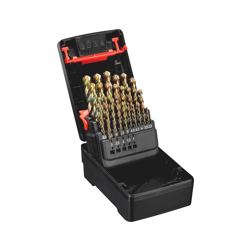Coffret de forets métal HSCo DIN338 MFD Longlife & Speed - 29 pcs