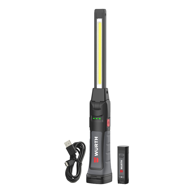 Genopladelig håndholdt LED-lampe PowerSwap BLADE