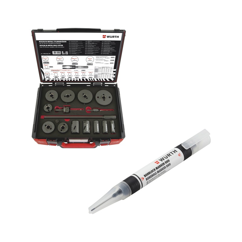 12 Marqueurs Indélébiles Pour Trous Profonds – Idéal Pour Marquages Précis En Atelier Et Bricolage