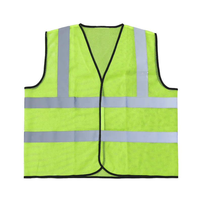 Hi-vis vest with ID pocket mesh
