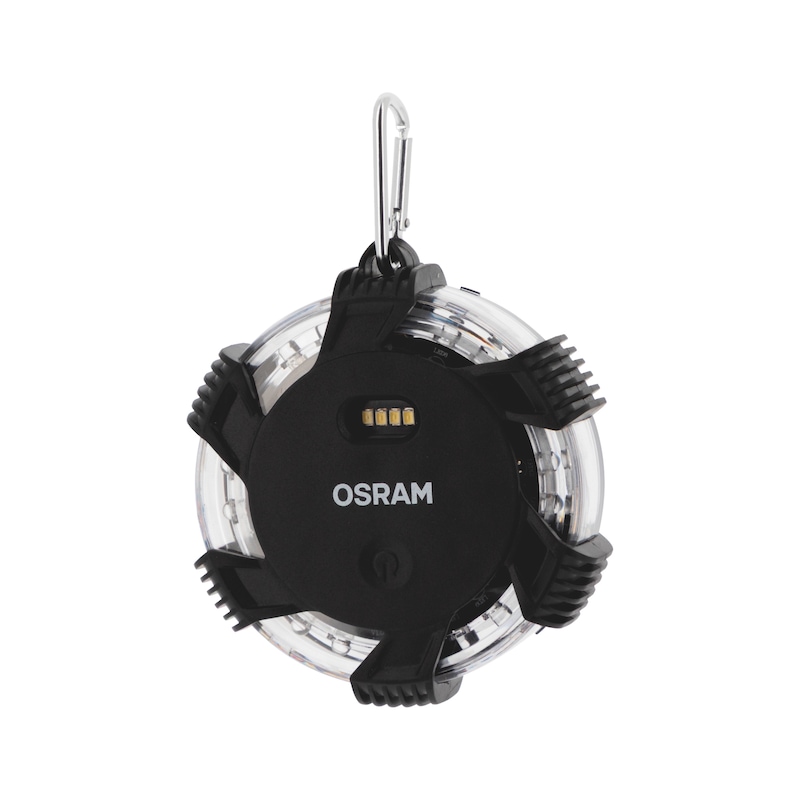 Feu d'avertissement Osram - rond clignotant à LED - à piles