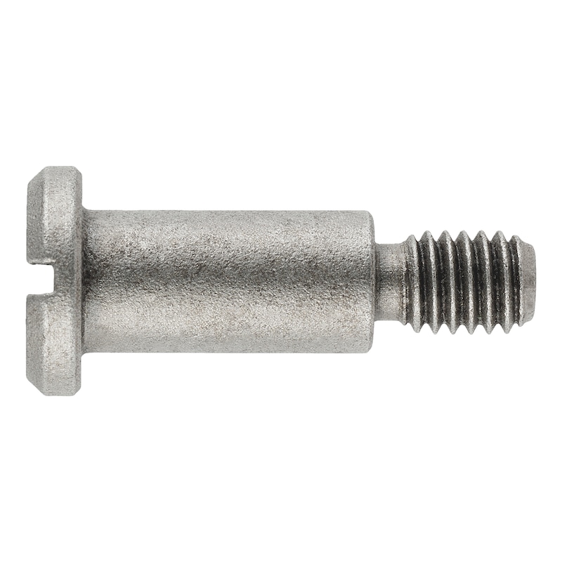 Vis à tête cylindrique large - DIN 923 - acier 5.8 brut - fente