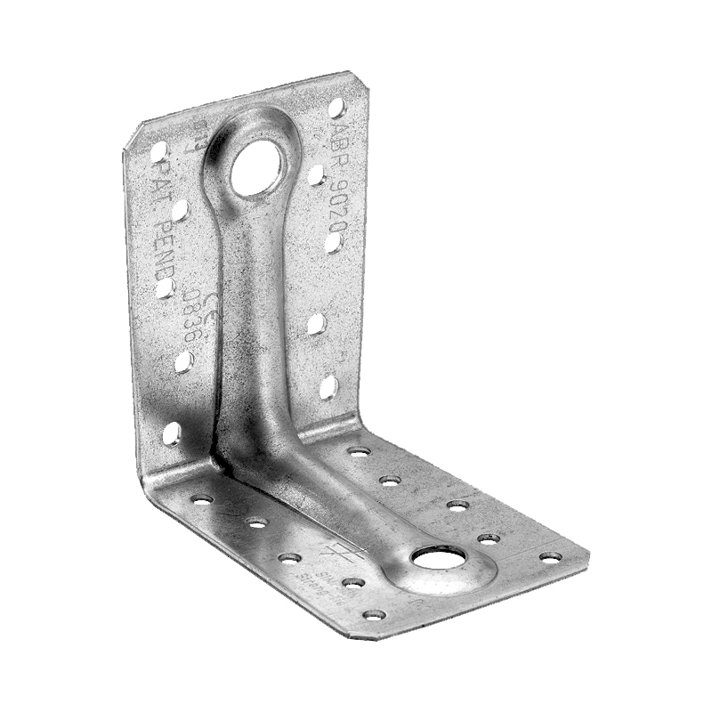 Vinkelbeslag type A med forstærkningsribbe