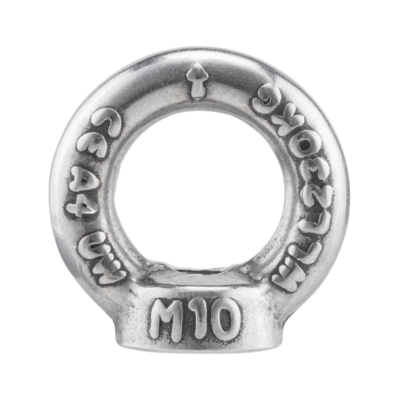 Anneau de levage femelle - DIN 582 - inox A4 brut