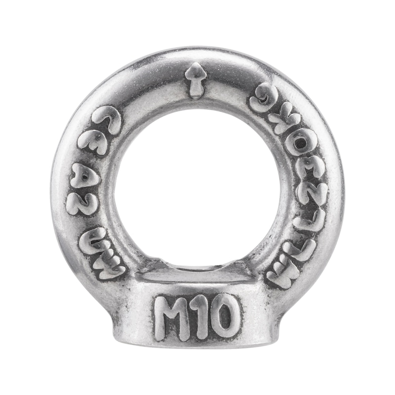 Anneau de levage femelle - DIN 582 - inox A2 brut