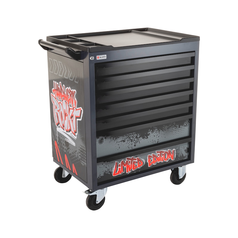 Servante d'atelier SPECIAL EDITION 8.8 avec plan de travail en plastique