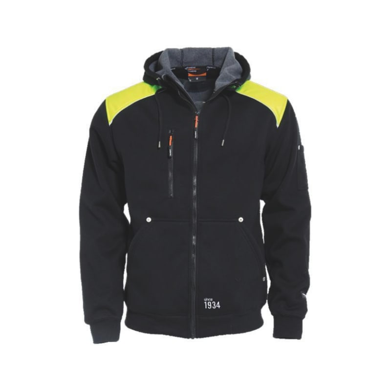 Sweatjakke m. fleece, CRAFTSMAN PRO