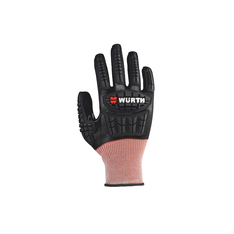 Protective glove SOFTFLEX IMPACT - PROTGLOV-KNIT-IMPACT-GREY/BLACK-SZ9