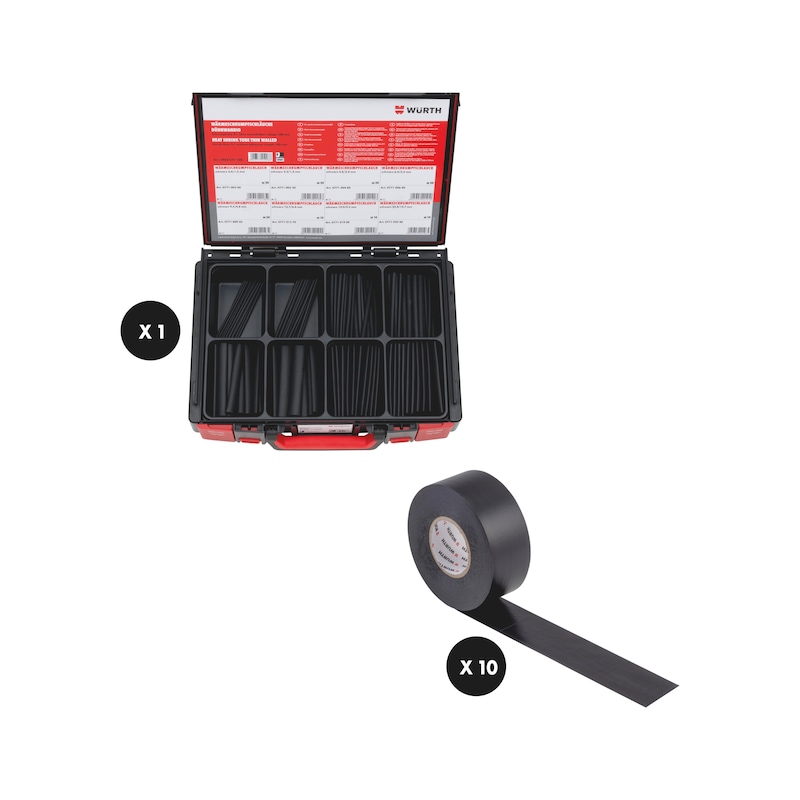Lot isolants électriques - gaines thermorétractables et rubans isolants