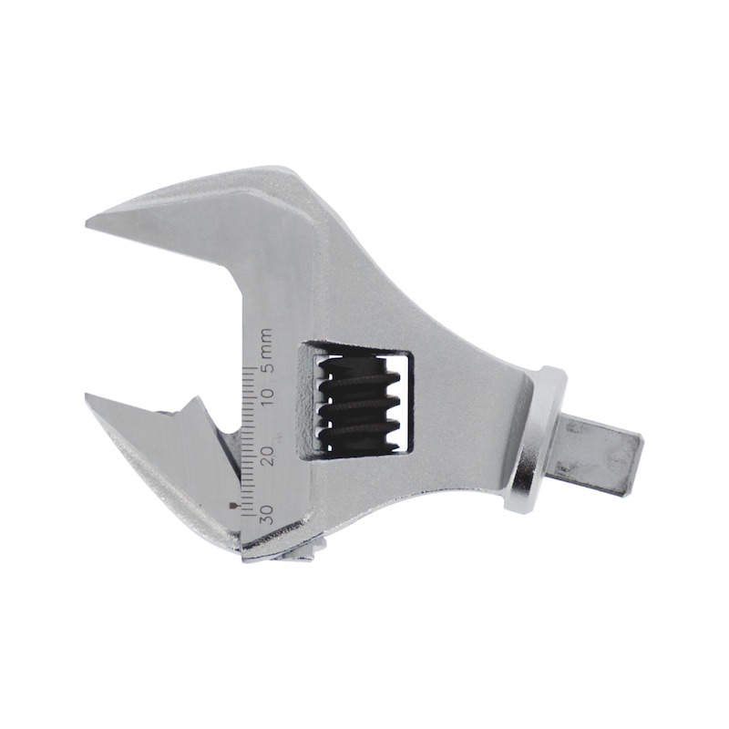 Tête de clé à molette pour clé dynamométrique