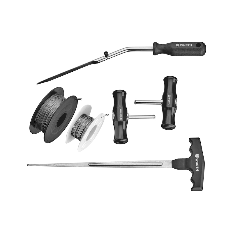 Kit d'outils pour démontage de pare-brise Hazet