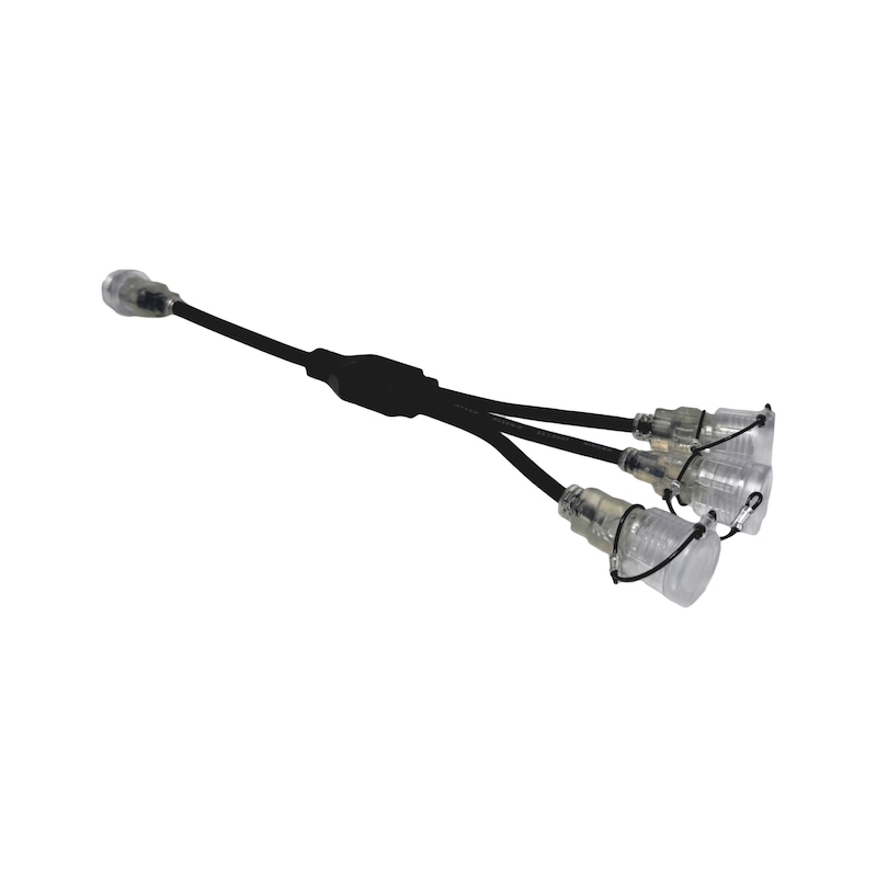Cable connector 3-way for LED light strip 230 V
