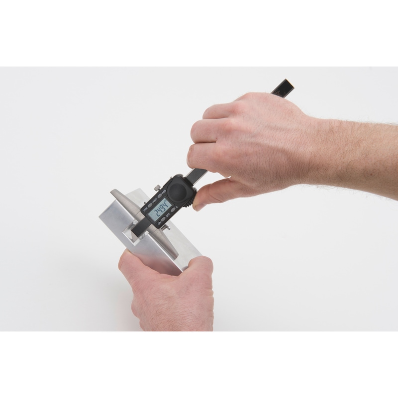 Jauge De Profondeur Numérique 0-300 Mm Avec Crochet Simple – Précision 0,01 Mm En Acier Inoxydable