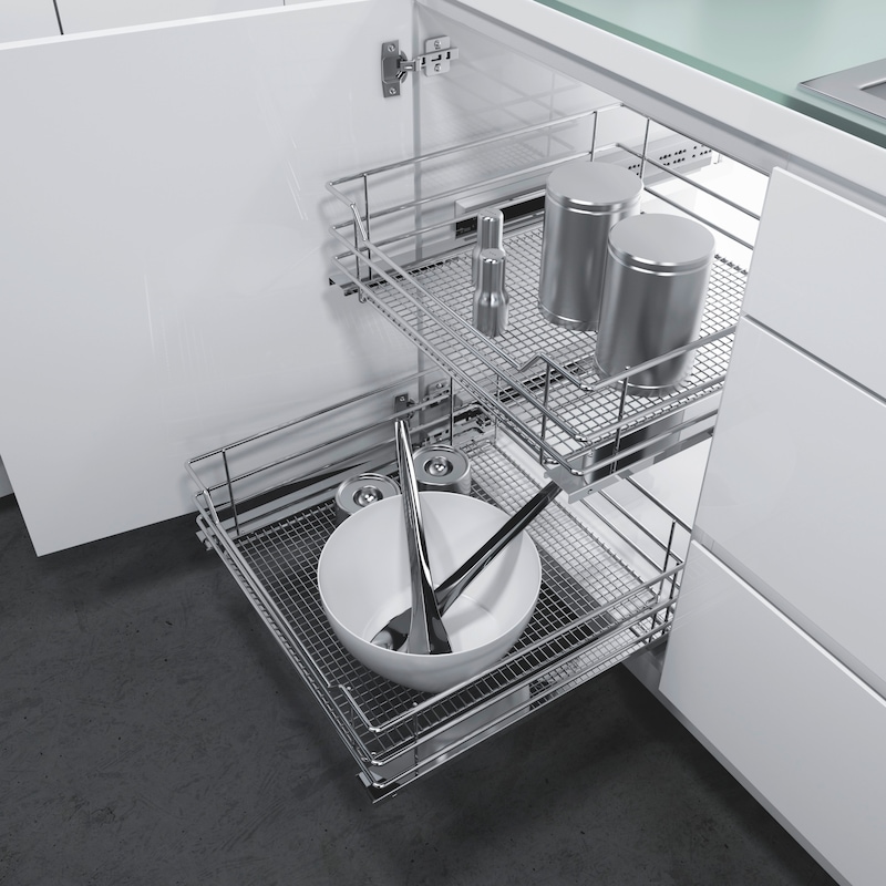 Panier coulissant interne SUB Basket pour meuble de cuisine