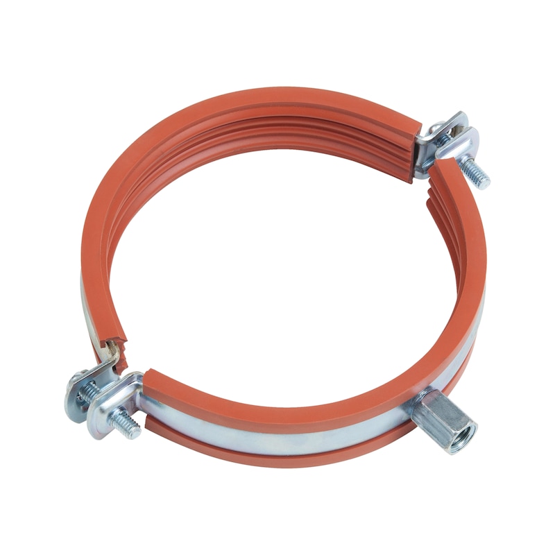 Collier fixation TIPP avec insert silicone pour eau chaude/vapeur