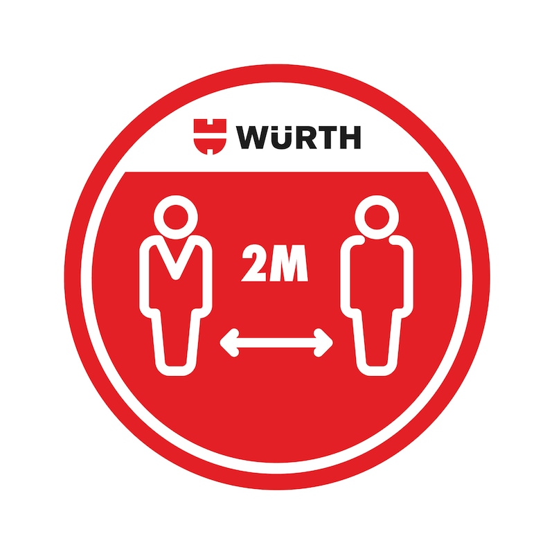 Buy Sticker - Keep a distance of 2 m online