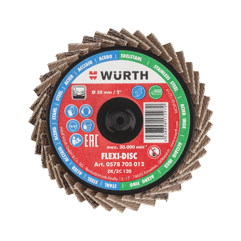 Disque à lamelles Flexi-Disc - 50 et 76 mm