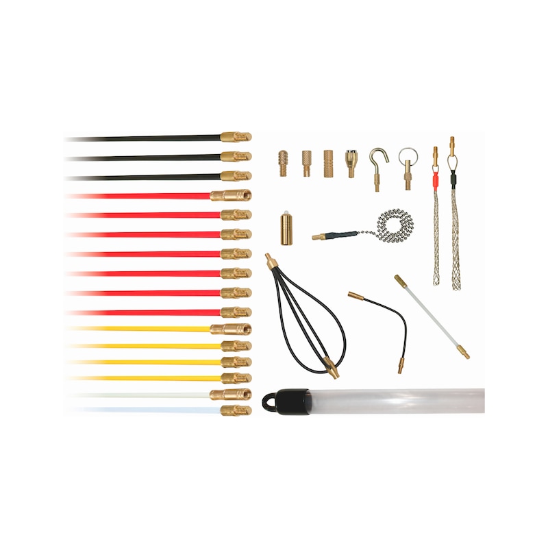 Kit de baguettes tire-fils 16 m - Ø 4, 5 et 6 mm - filetage M6