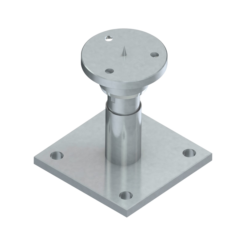 Support pour montant/poteau D-CO-H-2TL/ZN-NI