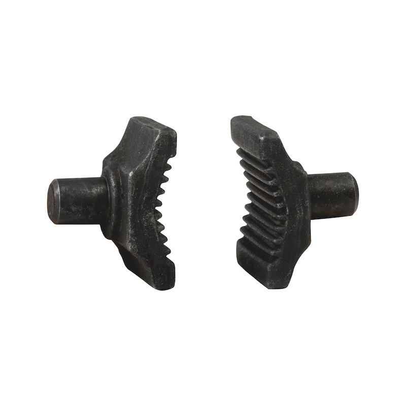 Coppia copriganasce per morsa da banco alluminio larghezza 125 mm 2 pz