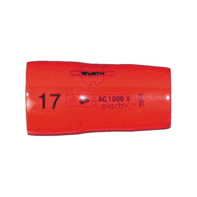 Douille isolée VDE 1/2 pouce 6 pans mâle pour électricien