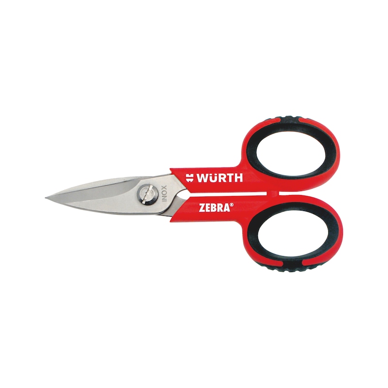 INOX steel scissors, Zebra